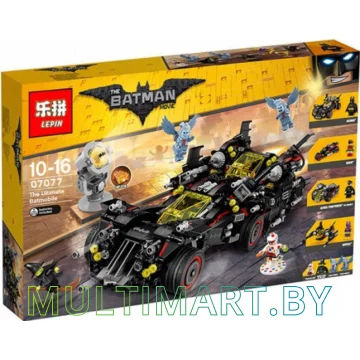 Конструктор Lepin 07077 Крутой Бэтмобиль (1496 деталей)